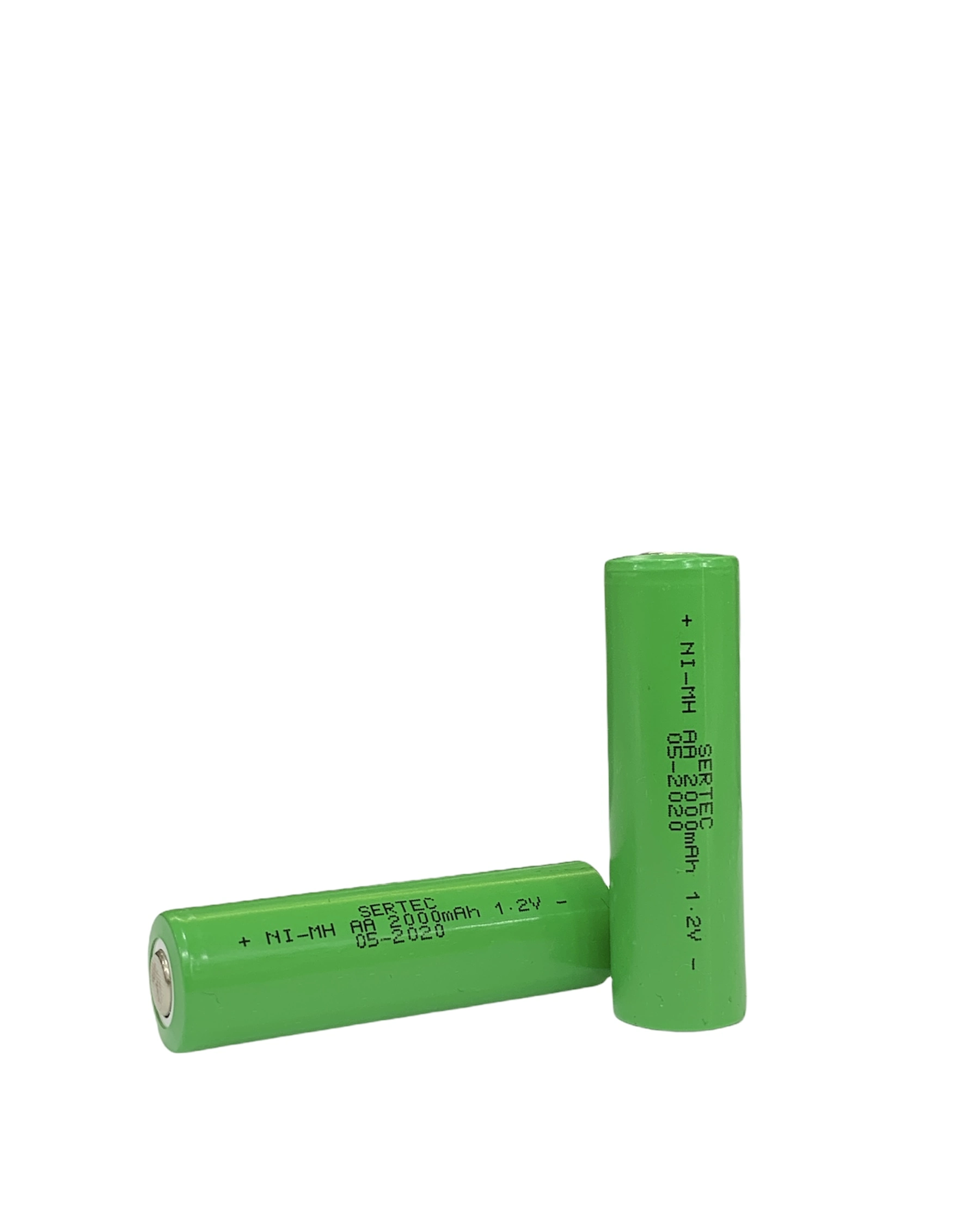 1.2v 2000 Mah - Aa - Ni-mh Şarjlı Pil - (başsız / Flat Head)