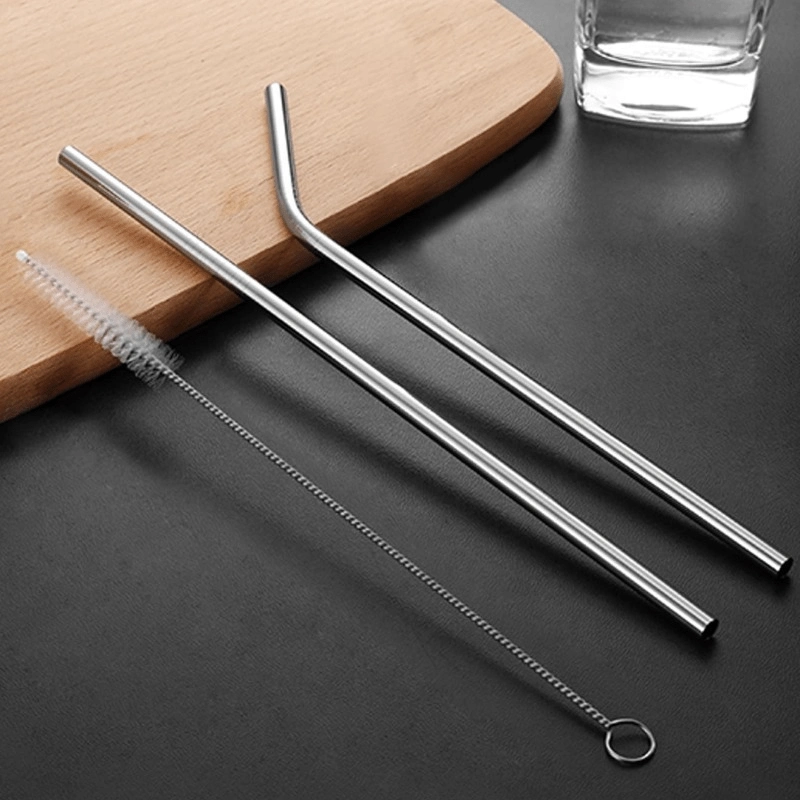 3 Parça Paslanmaz Çelik Pipet Seti