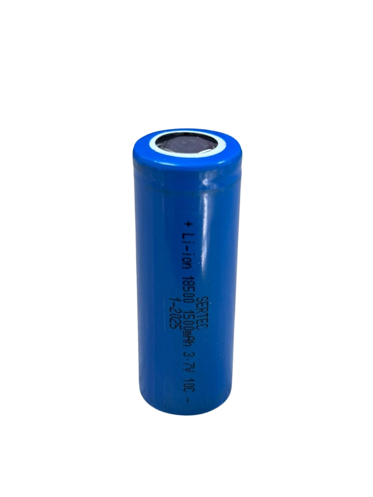 3.7v Li-ion 18500 1500 Mah 10c Şarjlı Pil