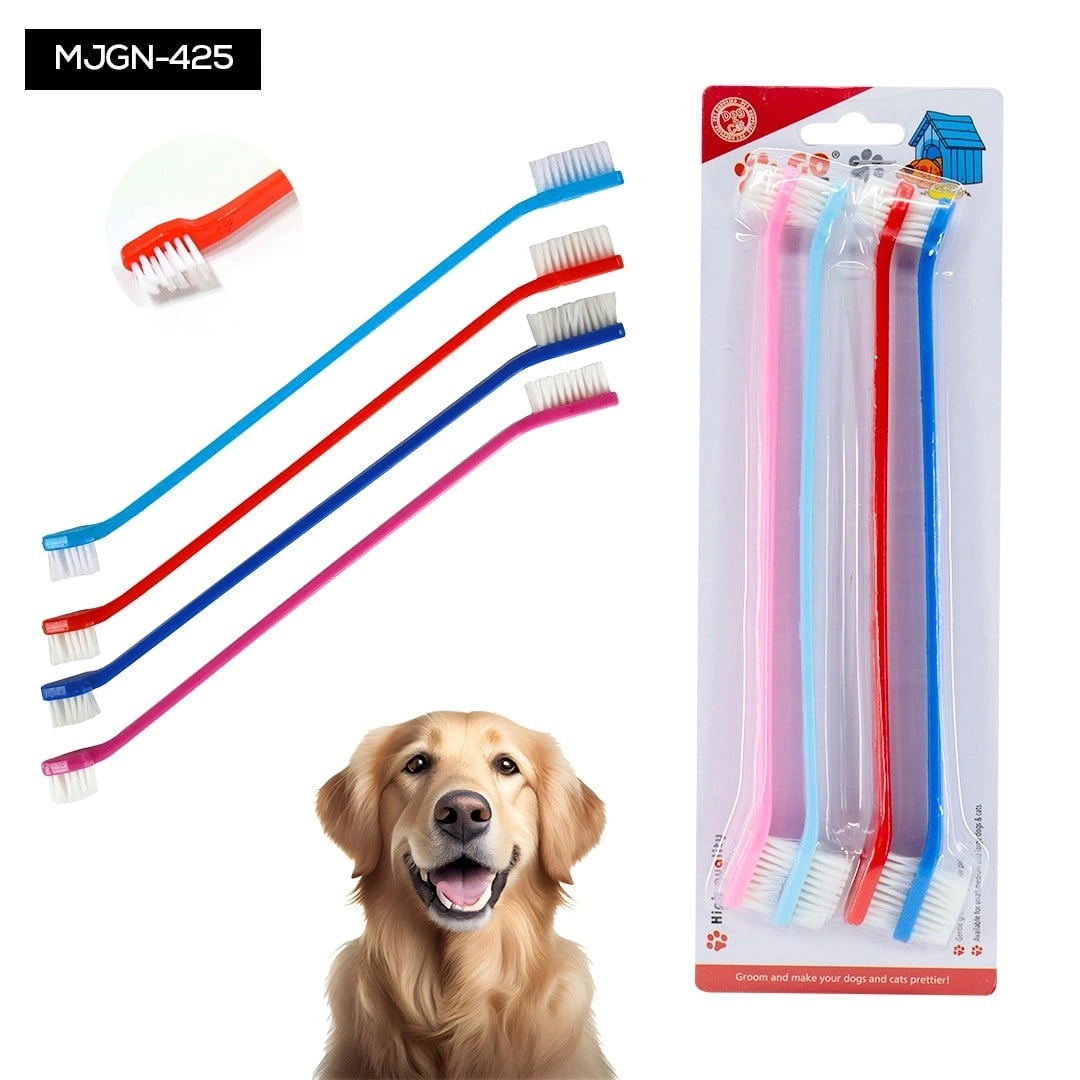 4'lü Kedi Köpek Diş Fırçası Seti
