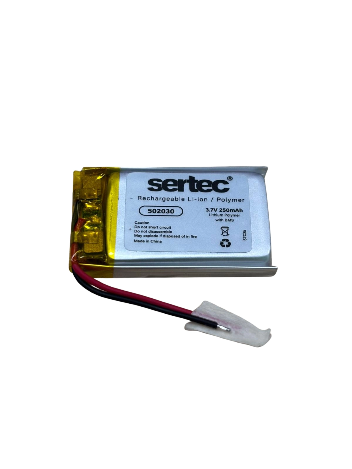 502030 3.7v 250 Mah Li-polymer Pil (devreli/1.5a)