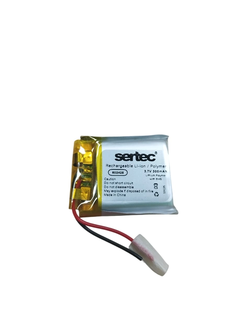602425 3.7v 300mah Li-polymer Pil (devreli/1.5a)