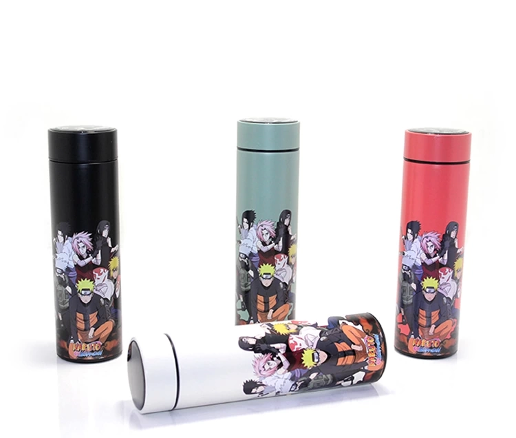 Anime Baskılı Digital Göstergeli Termos 500 Ml