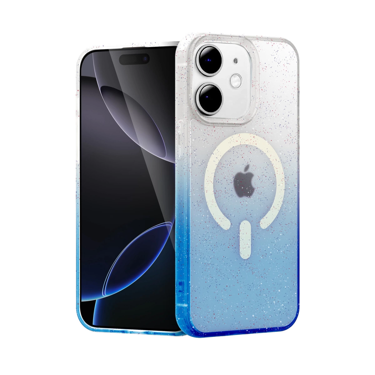İphone 11 Pummel Shiny Magsafe Kapak - Mavi