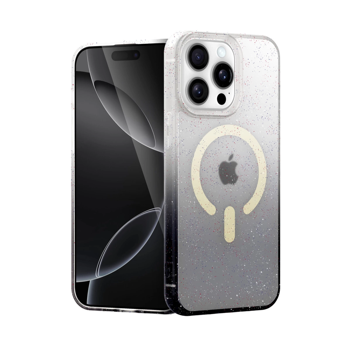 İphone 14 Pro Max Pummel Shiny Magsafe Kapak - Siyah