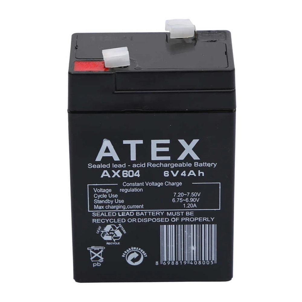 Atex Ax604 6v 4ah Akü