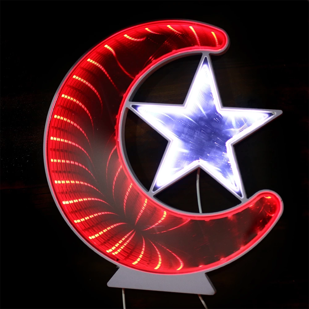 Ay Yıldız Işık Pano Türk Bayrağı Bigem