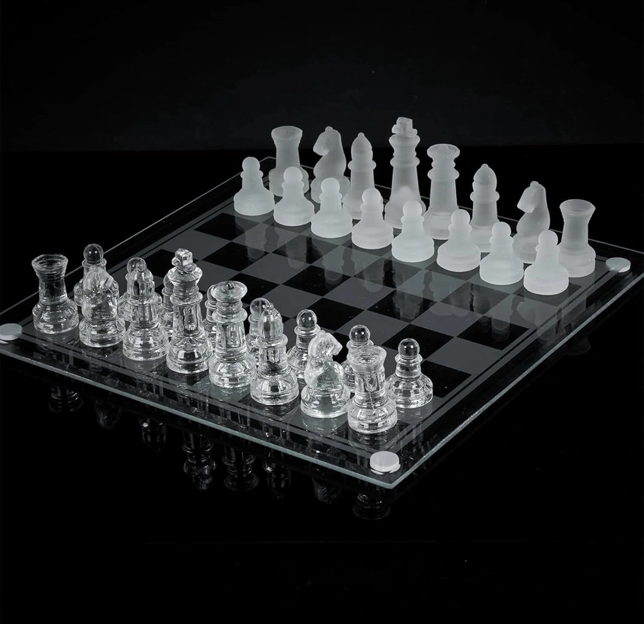 Cam Satranç Takımı 25*25cm