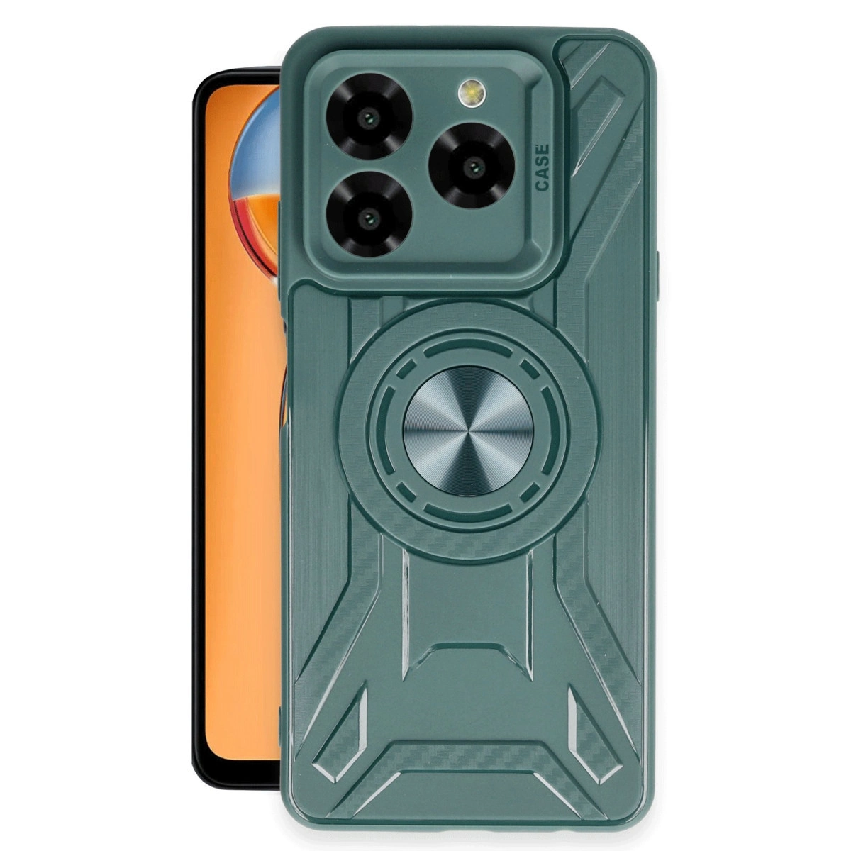 General Mobile Era 50 Kılıf Lincoln Silikon - Koyu Yeşil