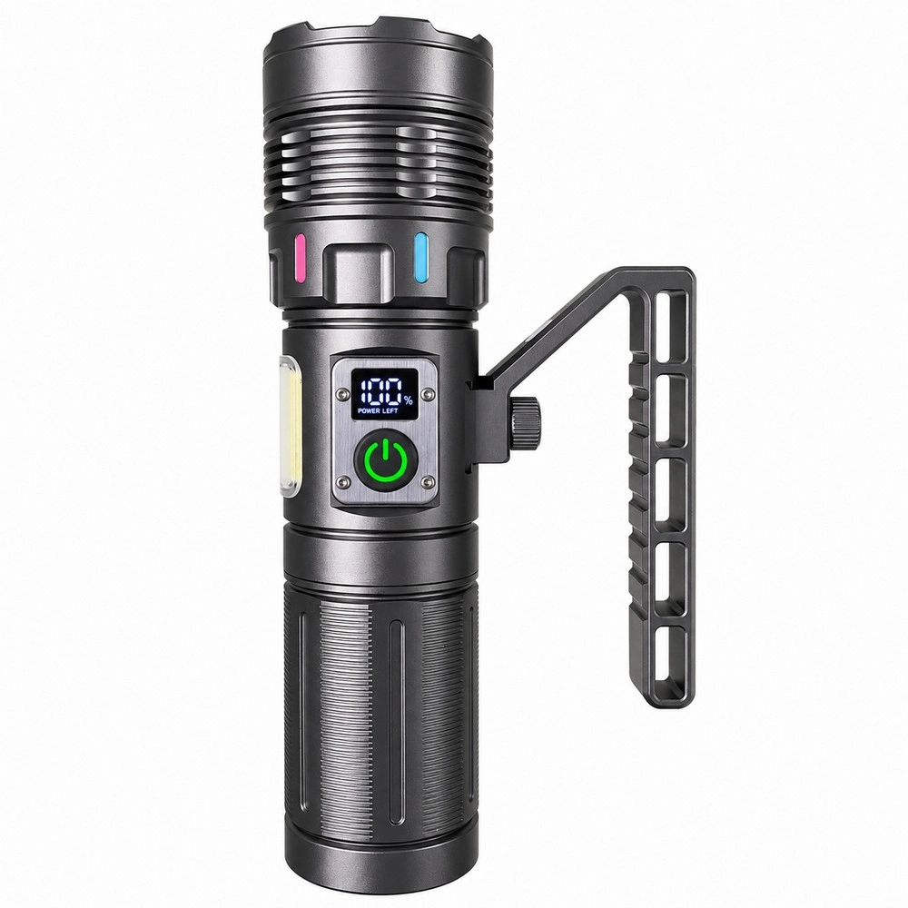 Gold  Gp-292 50 Watt 5000 Lümen Profesyonel Şarjlı El Feneri