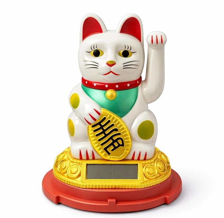 Güneş Enerjili Sallanan Şans Kedisi - Maneki Neko