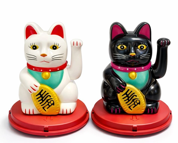 Güneş Enerjili Sallanan Şans Kedisi - Maneki Neko