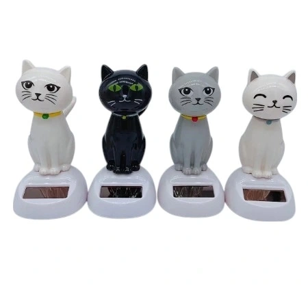 Güneş Enerjili Solar Sallanan Kedi