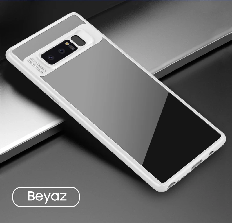 Ally Galaxy Note 8 Darbeya Dayanıklı Şeffaf Silikon Kılıf