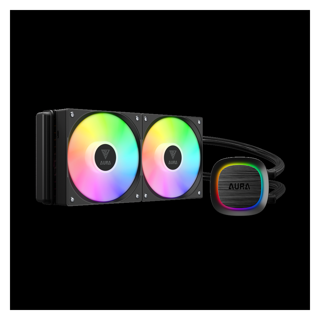 GAMDIAS AURA GL240 V2 240mm RGB 2 Fanlı CPU Sıvı Soğutma(1923)