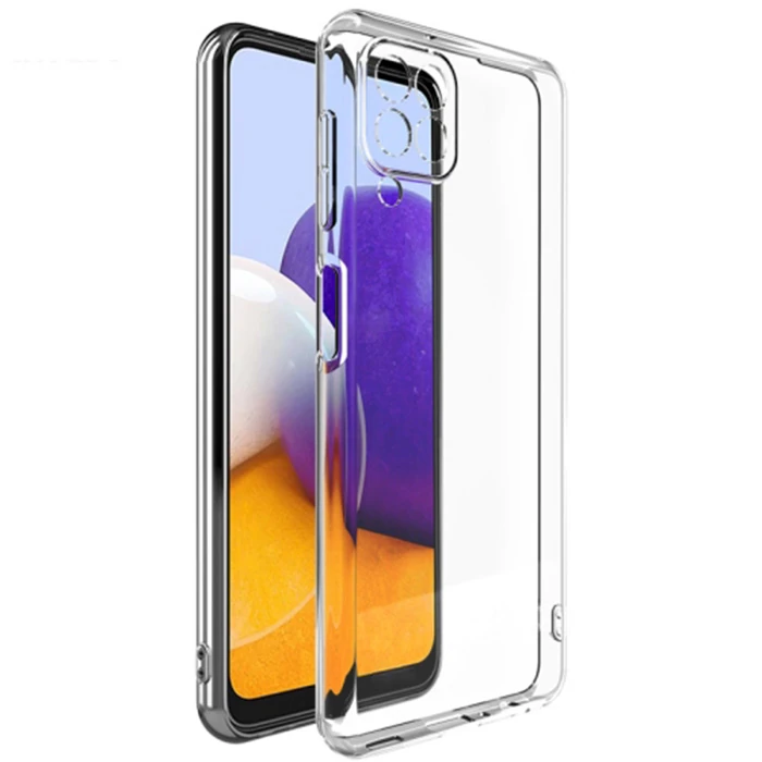ALLY SM Galaxy A22 4G Kılıf Kamera Korumalı Ultra İnce Şeffaf Silikon Kılıf