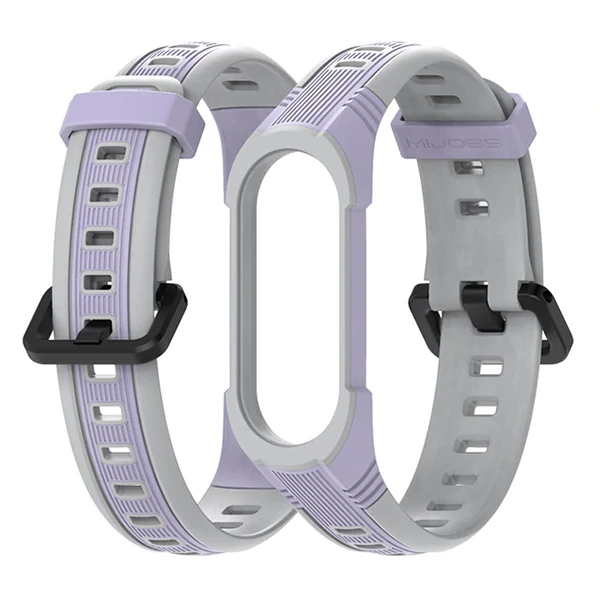 Mijobs Xiaomi Mi Band 5-4 Çift Renk Kayış Kordon