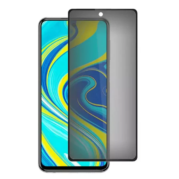 Redmi Note 9S / Note 9 Pro 3D Full Privacy Gizlilik Cam Ekran Koruyucu
