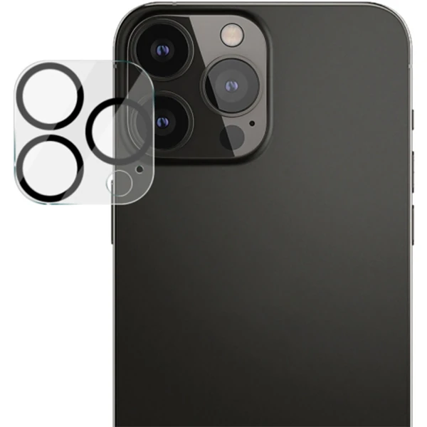ALLY İPhone 13 Pro-13 Pro Max 3D Full Tempered Glass Cam Kamera Koruyucu