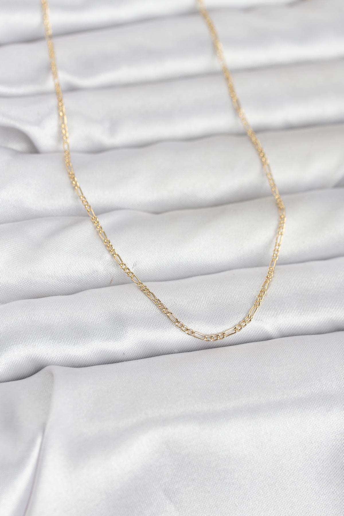 CM 14K Gold Renk 60 cm Zincirli Kadın Kolye 5886
