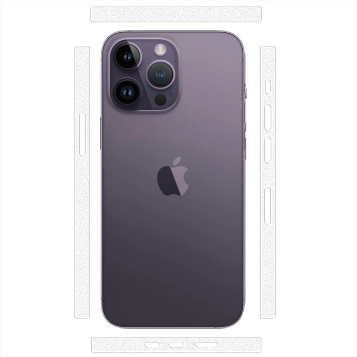 ALLY iPhone 14 Pro Max Hidrojel Hayalet Yan Alt Üst Kaplama Koruyucu Film