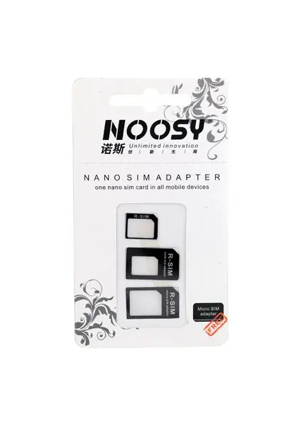 Noosy Nano Ve Micro Sim Kart Adaptörü