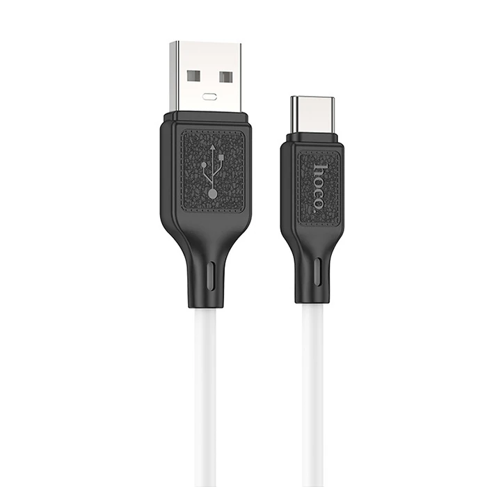HOCO X90 USB to Type-C 3A Silikon Hızlı Şarj ve Data Kablosu
