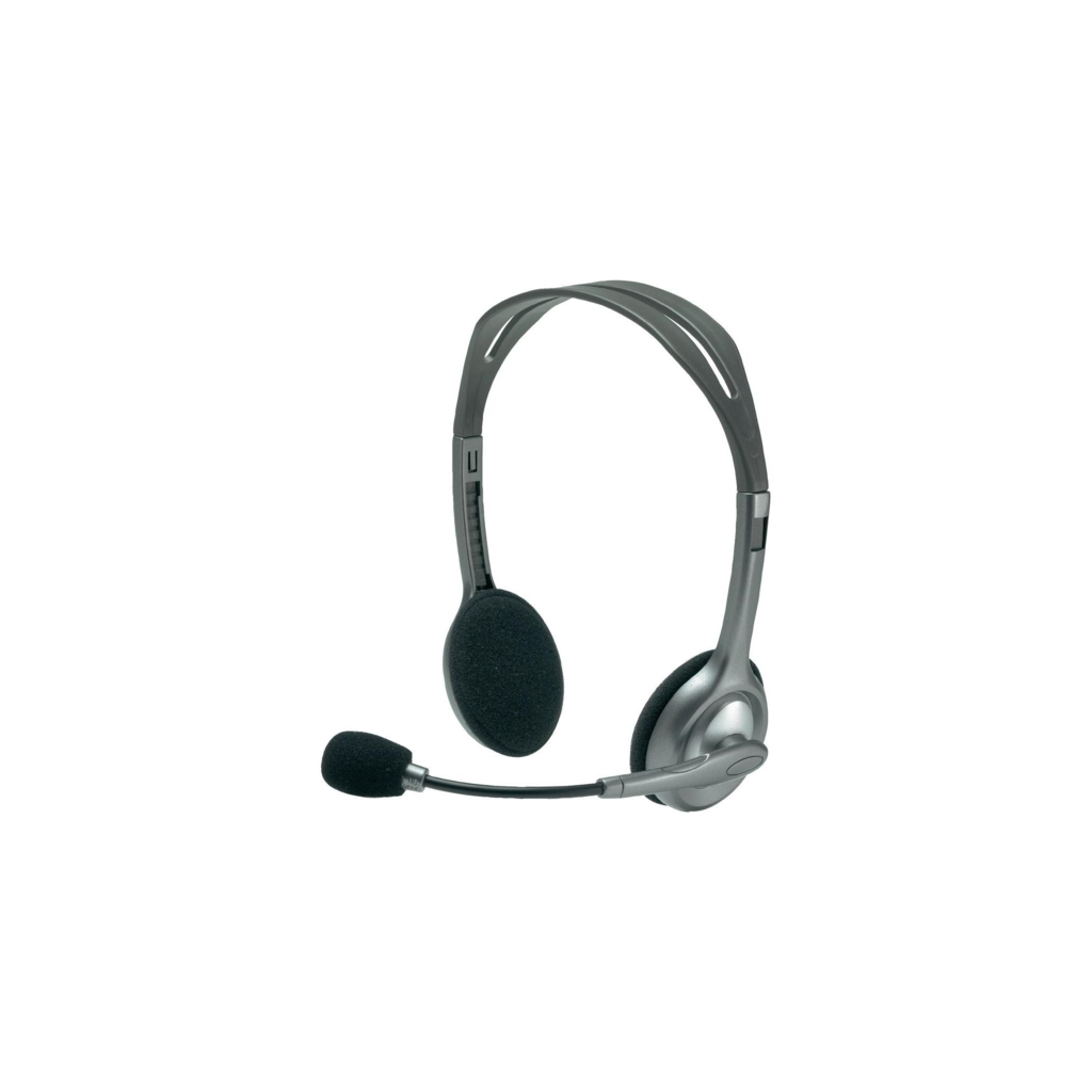 LOGITECH H110 981-000271 35mm Jac Çağrı Merkezi Ofis Toplantı Konuşmacı Tipi Microfonlu Kulaklık(1923)