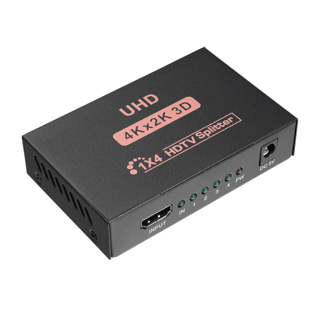 HYTECH HY-LU4 4xHDMI 2K-4K Monitör Çoklayıcı (1PC-4Monitör)(1923)