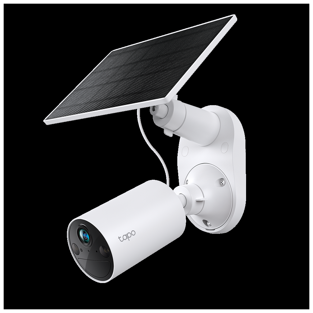 TP-LINK Tapo TC82 KIT (C410 KIT) 2K 30Mpix Dış Mekan IP65 WiFi 9Mt. Renkli Gece Görüşü İki Yönlü Ses Güneş Enerjili Güvenlik Kamerası Kiti(1923)