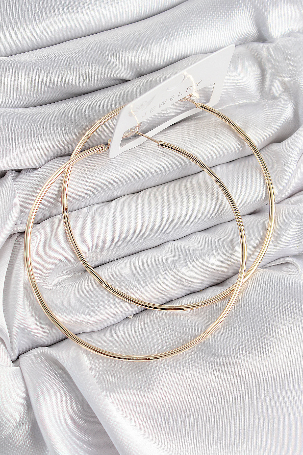 Pirinç Halka Model Gold Renk Kadın Küpe 5886