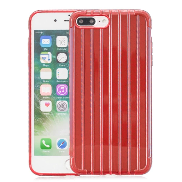 Ally iPhone 8 Plus 7Plus Trunk Lines ince Soft Silikon Kılıf