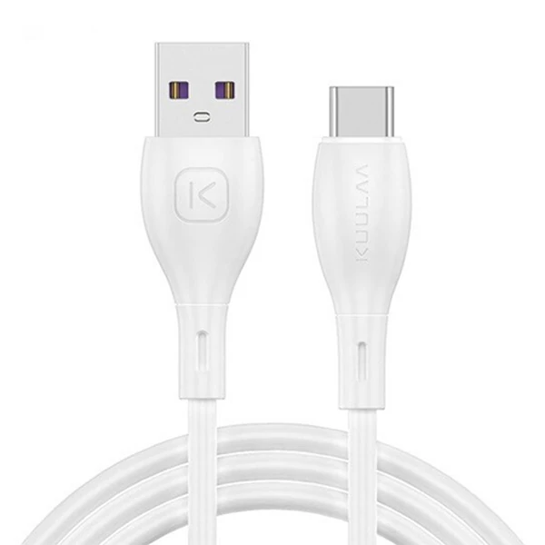 KUULAA Liquid Silicone USB Type C QC3.0 Hızlı Şarj Kablosu 1metre