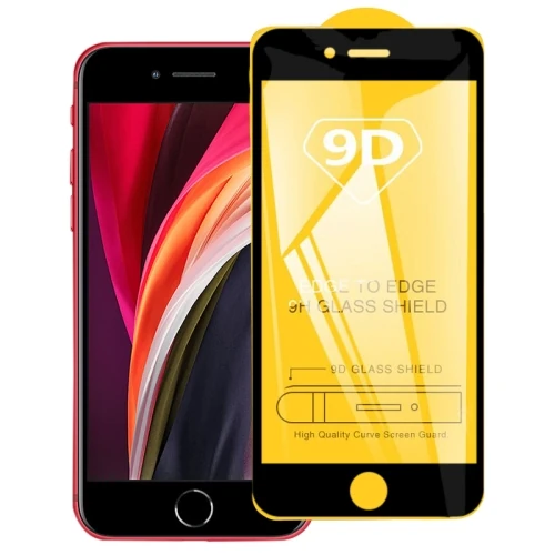 iPhone SE3-SE2 İPhone 8-7 9D Full Glue Tempered Cam Ekran Koruyucu