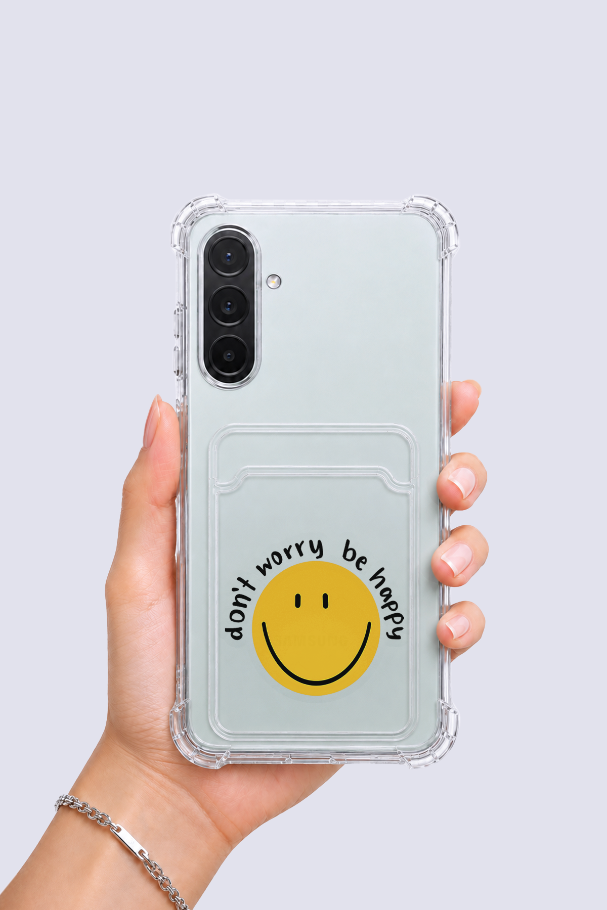 Samsung Galaxy A26 Kartlıklı Gülücük Desenli Kılıf