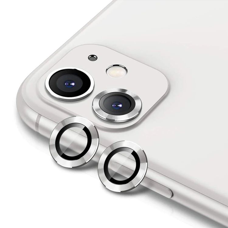 ALLY İPhone 11  6.1 3D  Metal Çerçeveli Kamera Lens Koruyucu