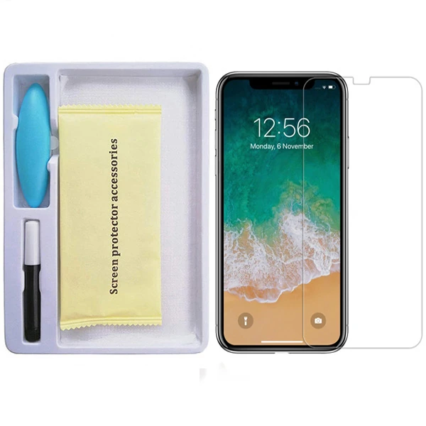 Ally İPhone 11 Pro Max/ Xs Max Full Liquid+Uv Işık 3D Kırılmaz Cam Ekran Koruyucu