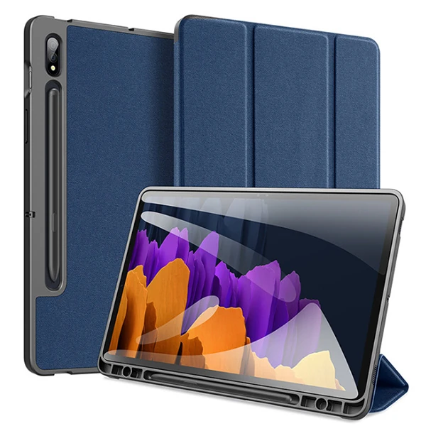 Dux Ducis SM Galaxy Tab S8 (X700/X706) S7 (T870/T875/T876B) Kılıf Kalem Yerli Mıknatıslı Domo Series