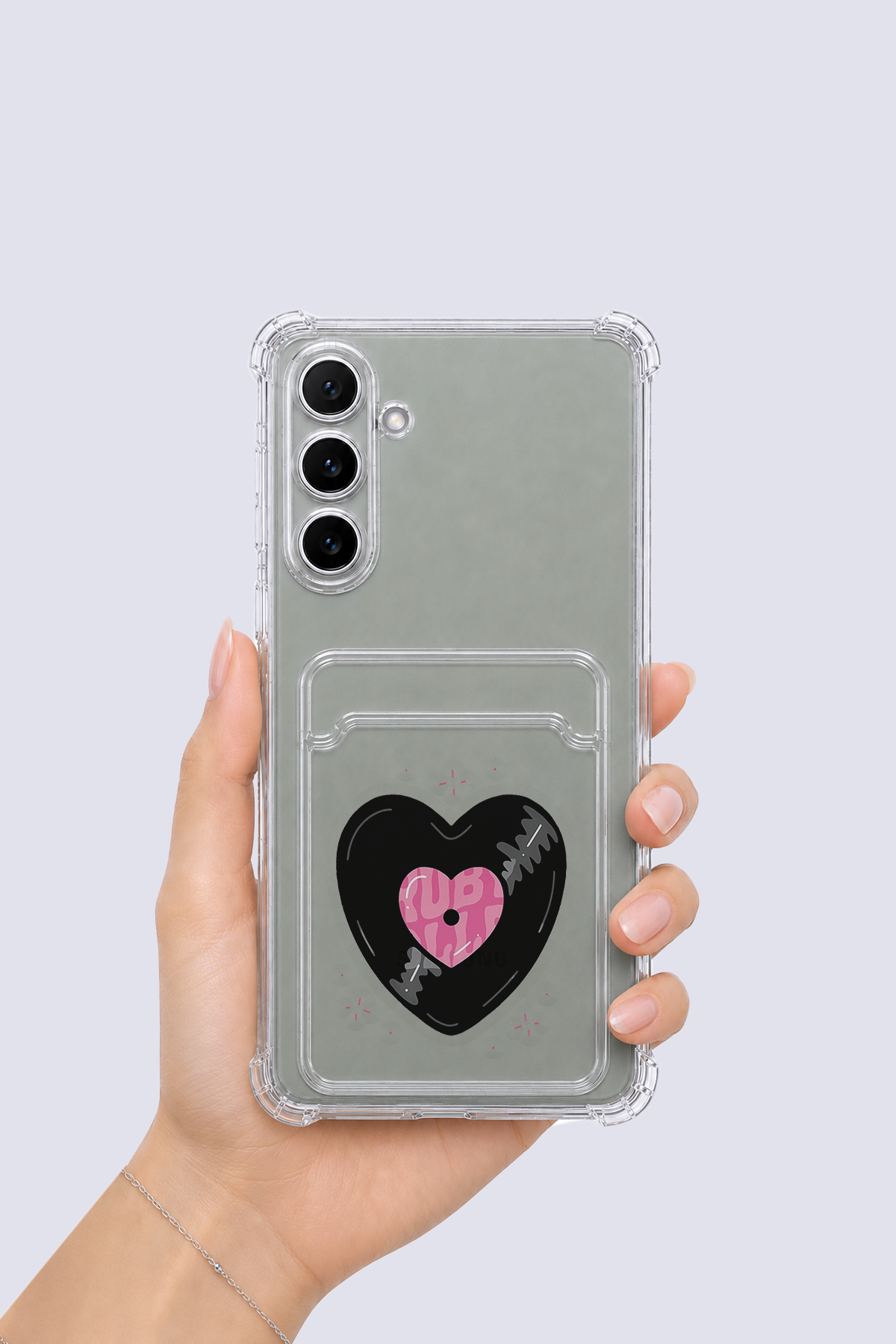 Samsung Galaxy A54 Kartlıklı Vinly Desenli Kılıf