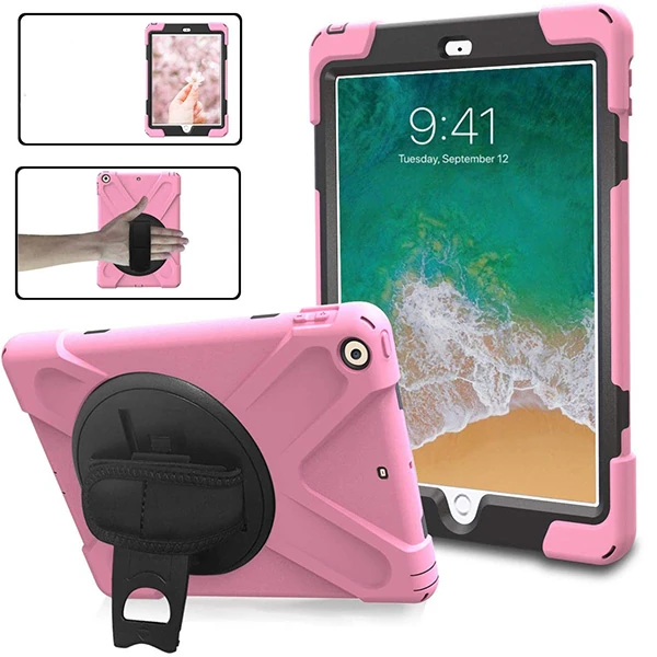 İpad Pro 10.5 3 Katmanlı Standlı Zırh Kılıf/Shockproof Case