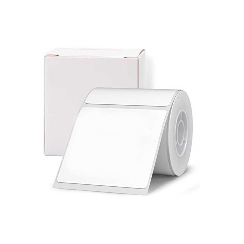 NIIMBOT T50 Etiket 50mm x 50mm (Tek Kolonda 1li) 150 adet Beyaz Kare (B1 B21S B3S B21 PRO)(1923)