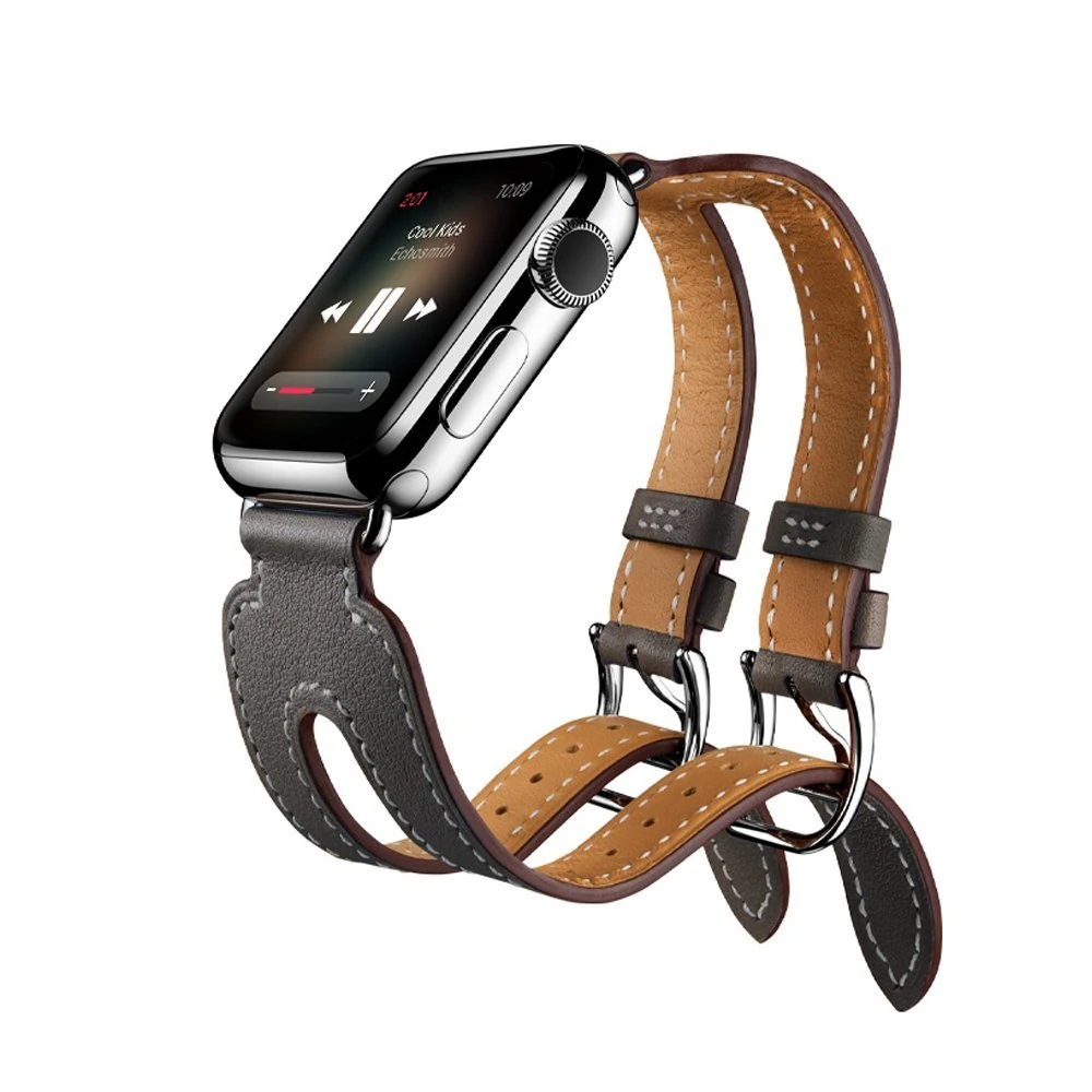Ally Apple Watch 7-8 41mm 6-5-4 40mm Çift Kayış Kordon Kayış 3-2-1 38mm