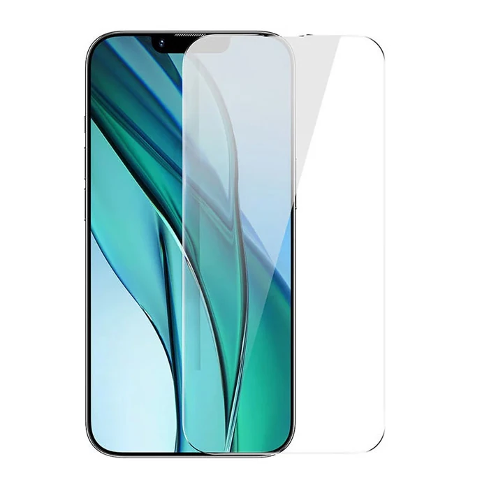 Baseus Serisi iPhone 15 Pro Full Koruma Tempered Cam Ekran Koruyucu