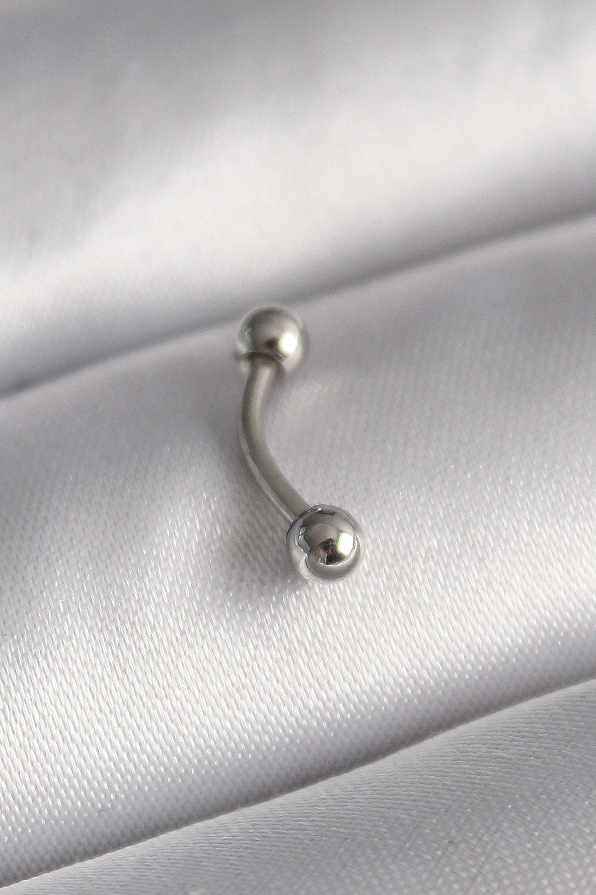 316L Çelik Gümüş Renk Topçuk Model Piercing 5886