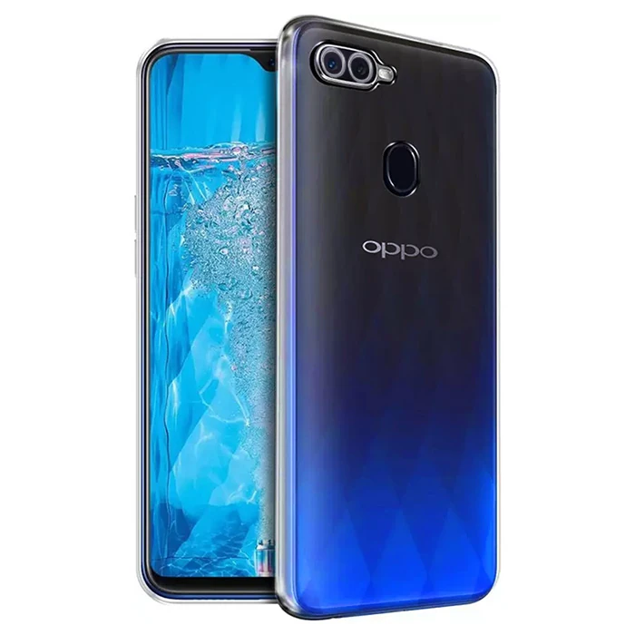 Ally OPPO F9 Pro Kılıf Kamera Korumalı Ultra İnce Şeffaf Silikon Kılıf
