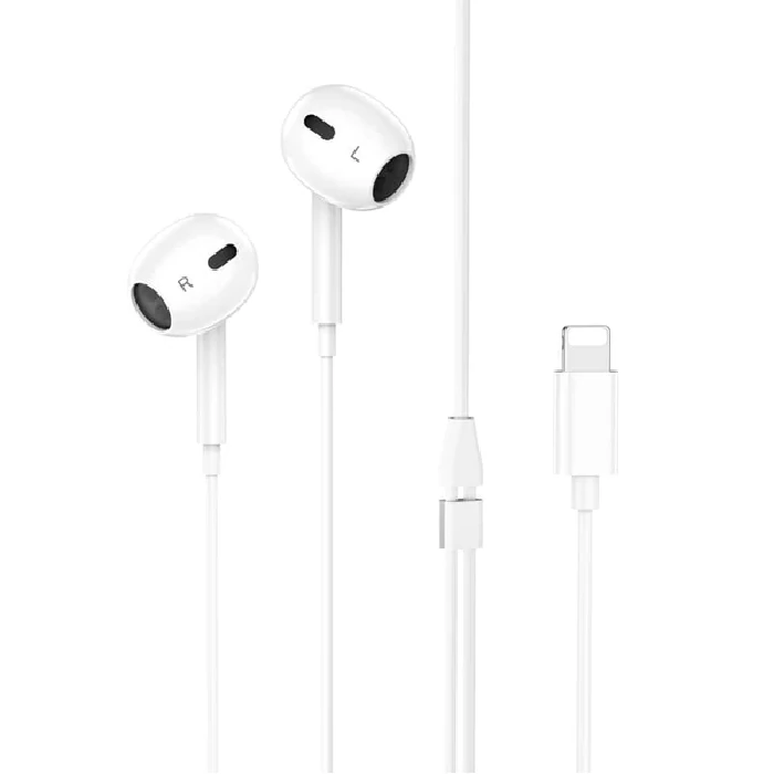HOCO M111 Max Primero Lightning Kulakiçi Mikrofonlu Kablolu Kulaklık