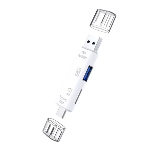 Smart Otg 3in1 Type-C Ve Micro Usb Tf Card Reader Otg