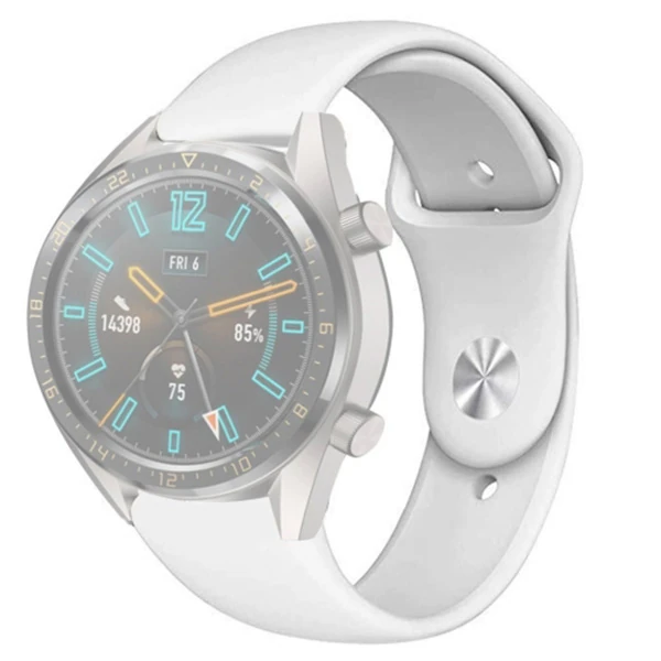 22MM Silikon Kayış Kordon Gear S3 Watch 4 -GT2 GT2E 46MM KayışKordon Watch Active 2 22MM