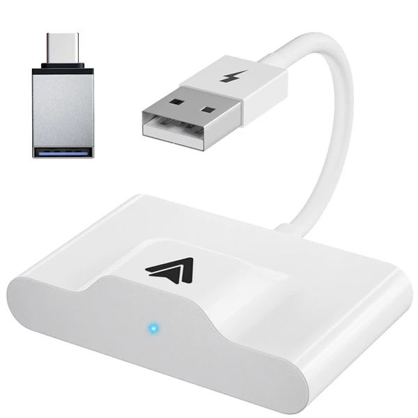 Ally Usb+Type-C Android Kablosuz Carplay Adaptör Çevirici - Youtube Netflix Tiktok Video Yansıtıcı