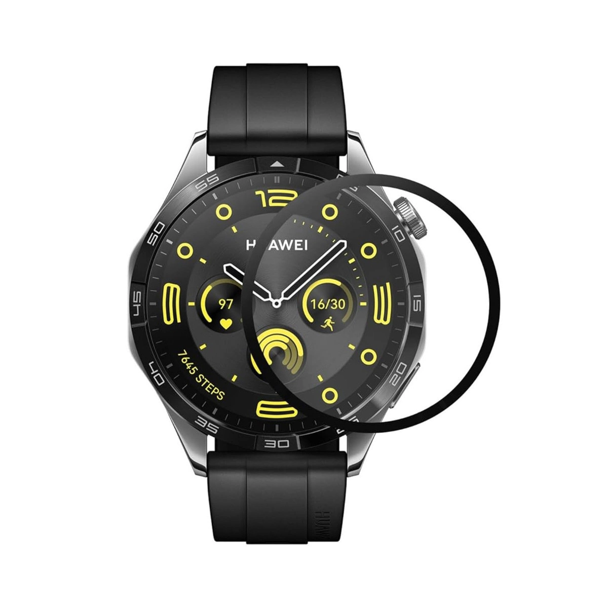 Huawei Gt4 46mm 22mm Polymer Nano Ekran Koruyucu - Şeffaf
